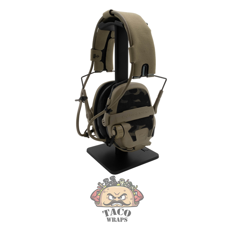 Taco Wraps Ops-Core AMP Communication Headset - Barva: Topographic Green