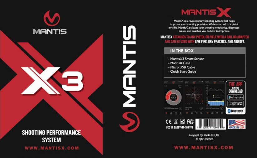 Mantis X3 střelecký tréninkový systém